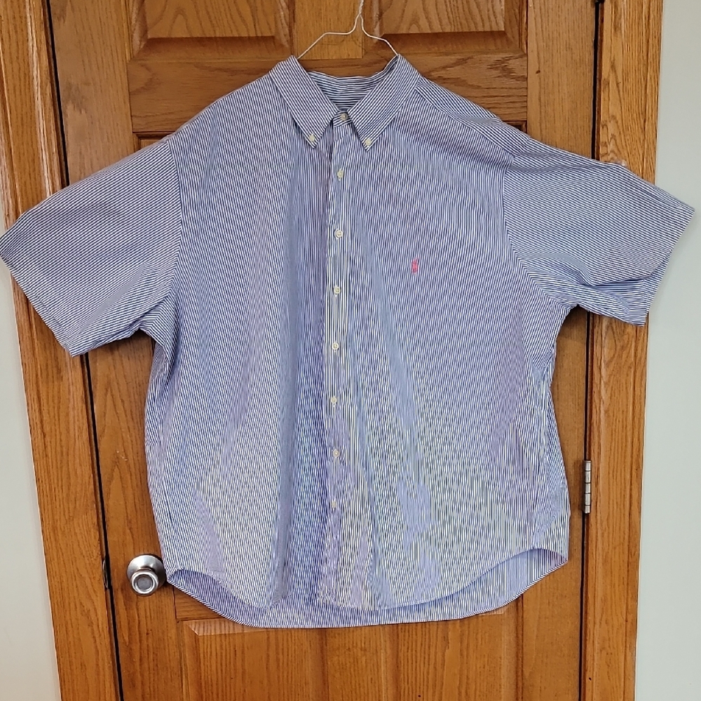 Men's Blue Polo by Ralph Lauren Shirt